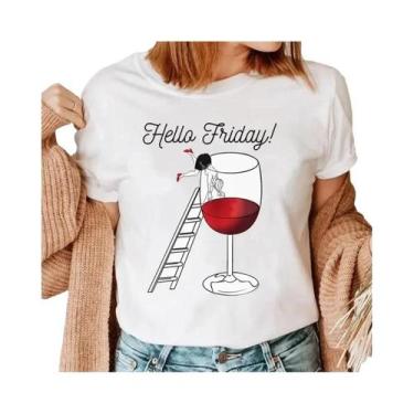 Imagem de Camiseta Feminina Manga Curta - Estampa Vintage Anos 90, BR-G4, Mgq 27