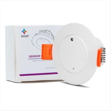 Imagem de Sensor De Presença Embutir Teto Inteligente Zigbee Ekaza