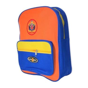 Imagem de Mochila Kids Infantil Escolar Laranja/Azul