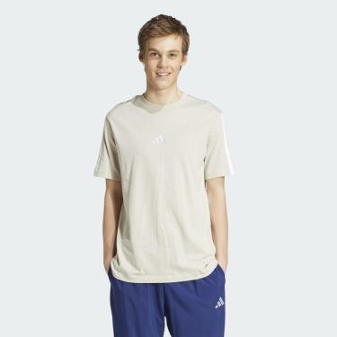 Imagem de Camiseta Adidas Essentials 3 Listras Logo Pequena Malha Masculina Tamanho:P;Cor:-Masculino