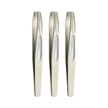 Imagem de Pinça De Sobrancelha Premium Com Ponta Redonda Para Remoção Precisa De