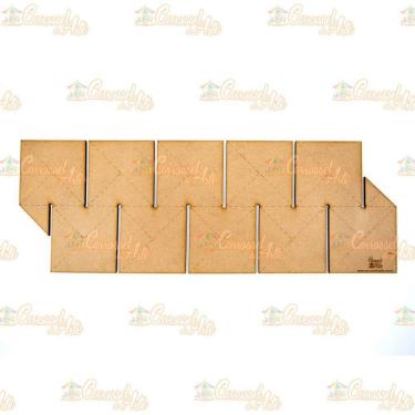 Imagem de Régua Para Barrado Duplo Quadrado M