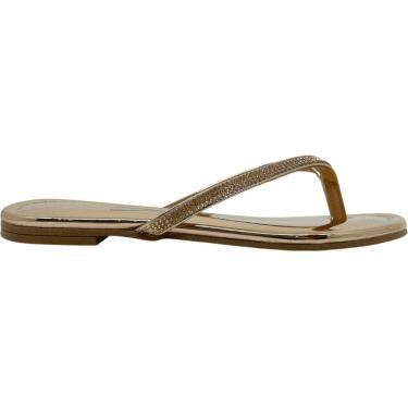 Imagem de Rasteirinha Feminina Casual Dia a Dia com Strass Vizzano 6371.300