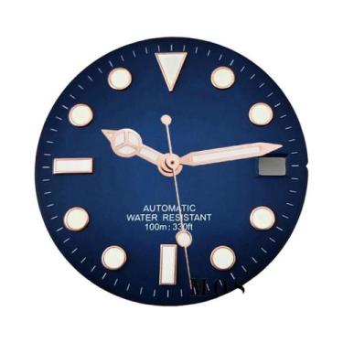 Imagem de Mostrador De Relógio Luminoso De 28,5mm Com Ponteiros Compatível Com M