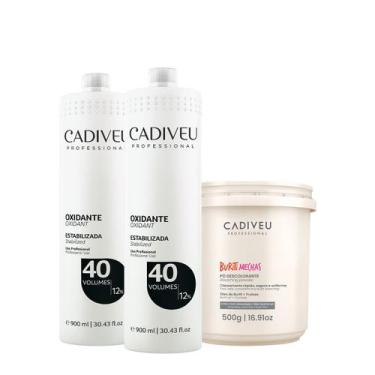 Imagem de Kit Cadiveu Professional Oxidante 40v Extra e Buriti Mechas (3 produto