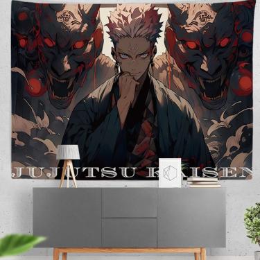 Imagem de Tapeçaria para pendurar na parede Jujutsu Kaisen Yuji Itadori 100x150cm