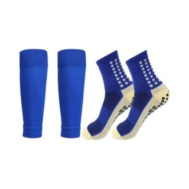 Imagem de Meias De Futebol Antiderrapantes E Resistentes Ao Odor Com Protetores 