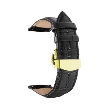 Imagem de Pulseira De Couro Com Padrão De Crocodilo Para Relógios Seiko Omega DW