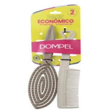 Imagem de Kit Escova+pente Café Dompel