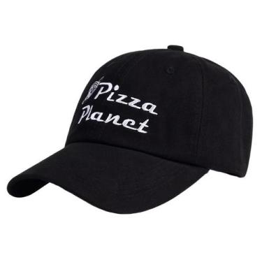 Imagem de Boné de beisebol Trucker Pizza Planet bordado de algodão adulto - Yiwe