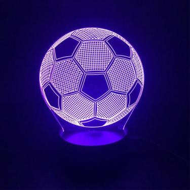 Imagem de Luz noturna, LED 3D, unicórnios que mudam de cor para crianças de 22 c