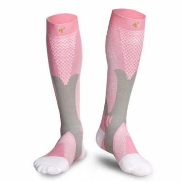 Imagem de Meia Esportiva Gold Sports Futebol Confort Longa 3/4  Anti - Derrapant