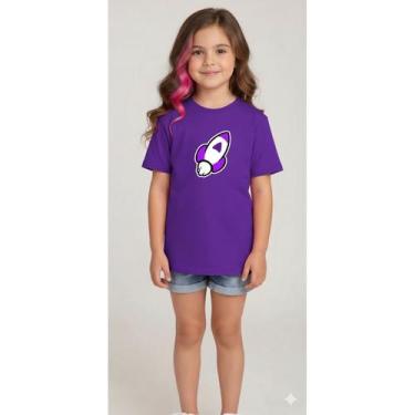 Imagem de Camisa T-shirt Elementos Grupo dos Rosas Emilly Vick YouTuber Meninas 