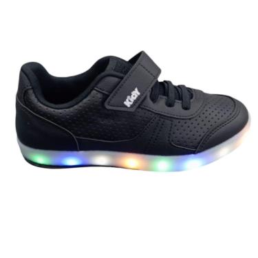 Imagem de Tênis Infantil Kidy Hype Anatômico Com Luz Led 184-0101-Masculino