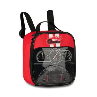 Imagem de Lancheira Escolar Infantil Carros Bolsa Térmica Fast Machine-Masculino