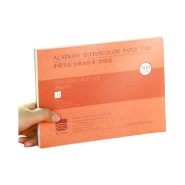 Imagem de Papel De Aquarela Premium Baohong 300G 140LB Com 20 Folhas, Livre De Á