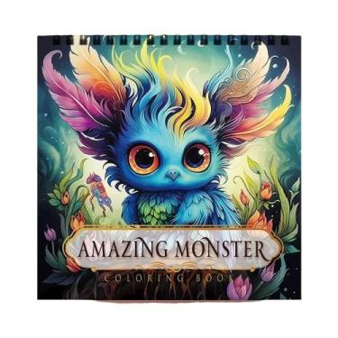 Imagem de Livro De Colorir Para Adultos Feminino, 30 Folhas, 8.3x8.3, Encadernad