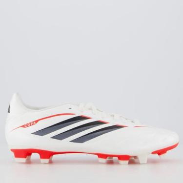 Imagem de Chuteira Adidas Copa Pure IV Club FG/MG Campo Branca e Preta, 42