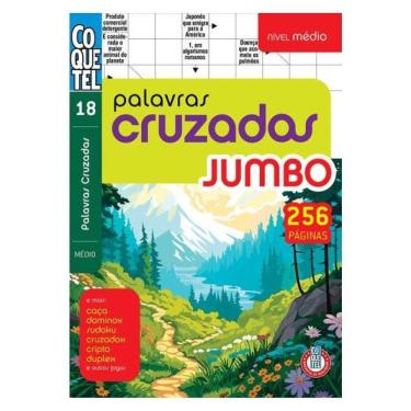 Imagem de Livro Coquetel Jumbo Palavras Cruzadas Médio 18 S/P