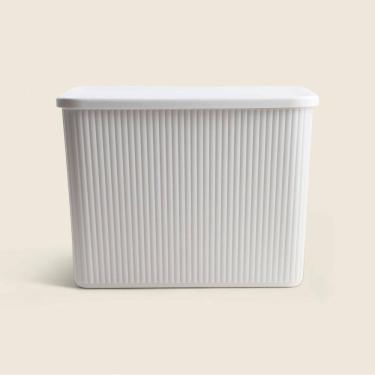 Imagem de Caixa Organizadora Canel Cinza 29X22CM - A\CASA