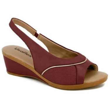 Imagem de Sandália Feminina Plataforma Rebu Usaflex MM0906-Feminino
