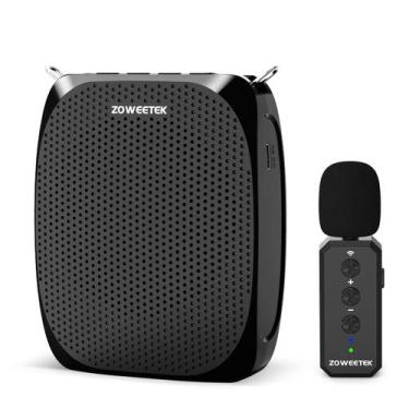 Imagem de Amplificador de Voz ZOWEETEK ZW-S711 com Microfone de Lapela Sem Fio