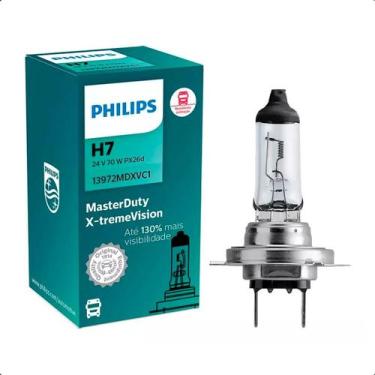 Imagem de Lâmpada Farol H7 Philips Master Duty X-Treme Vision 24V