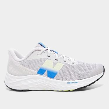 Imagem de Tênis Infantil New Balance Fresh Foam Arishi V4, Cinza, Verde, 34