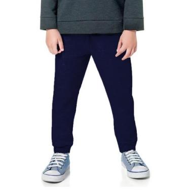 Imagem de Calça Moletom Juvenil infantil Flanelado 10 a 16 Elastico na Cintura P