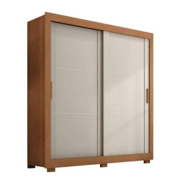 Imagem de Guarda Roupas Casal 2 Portas De Correr 4 Gavetas Siena Madeirado - Are