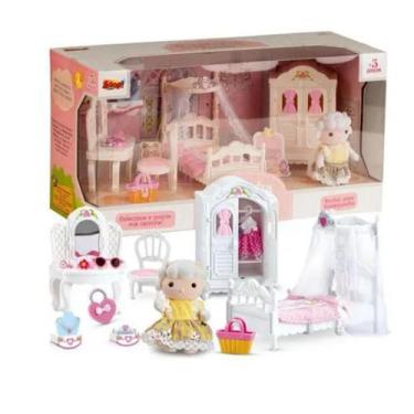 Imagem de Coleção Casinha Feliz Quarto completo Brinquedo ZP01055- Zoop Toys