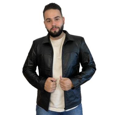 Imagem de Jaqueta couro legítimo masculina tradicional 125 preta - JAVALI, GG