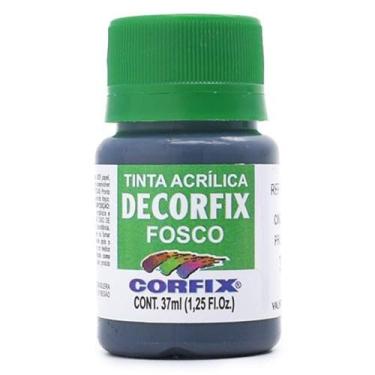Imagem de Tinta Decorfix Acrílica Fosco 37ml - Corfix, 381 CINZA PROFUNDO