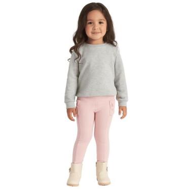 Imagem de Calça Legging Infantil Menina em Molecotton Infanti - Papilloo, Rosa, 
