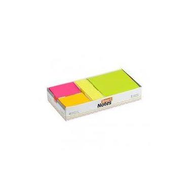 Imagem de Bloco Adesivo Smart Notes Neon BRW - 4 Cores Vibrantes