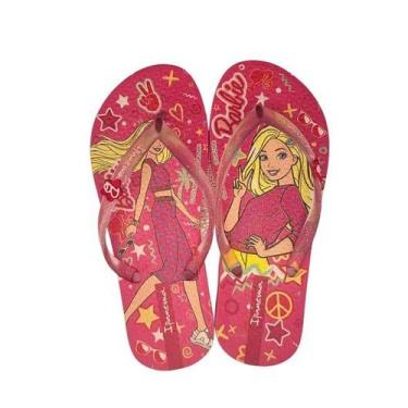 Imagem de Chinelo de Dedo Infantil Meninas Barb Meu Encanto Ipanema, Rosa, 31/32
