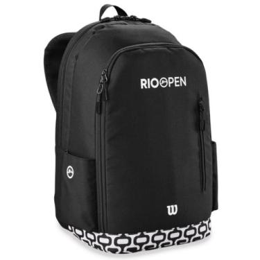 Imagem de Mochila Wilson Team Rio Open 2026 Preta - Lançamento
