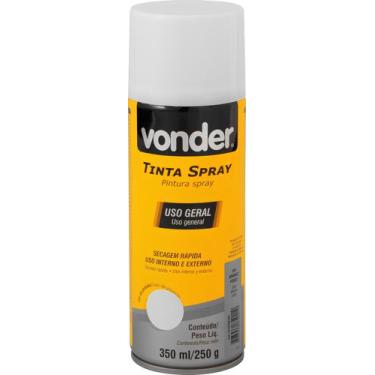 Imagem de Tinta spray branco fosco 350ml vonder