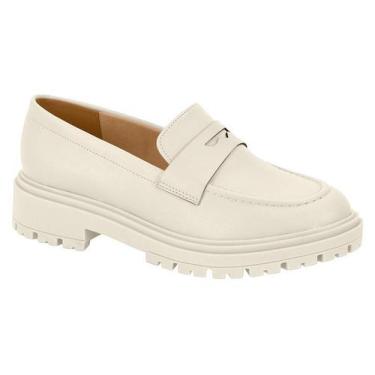 Imagem de Sapato Loafer Vizzano Feminino Branco Off 1411.100, Branco, 34
