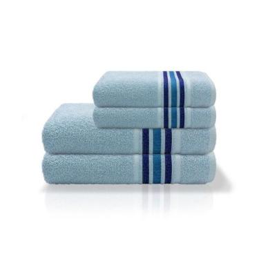 Imagem de Toalha rosto 45x80cm azul - CAMESA