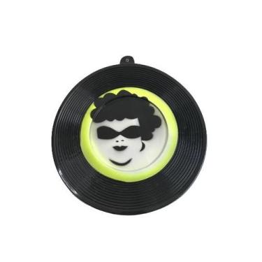 Imagem de Placa Decorativa - Disco de Vinil M - Homem - Festas e Fantasias