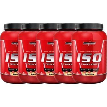 Imagem de Kit 5X Whey Iso Triple Zero - 907g Baunilha - IntegralMédica - Integra