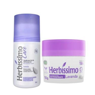 Imagem de Kit Desodorante Herbíssimo Roll-On + Pote Lavanda - Dana
