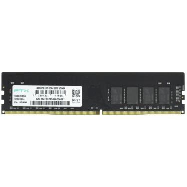 Imagem de Memória RAM FTX 32GB DDR4 3200MHz CL16 1.35V Alta Performance 111672
