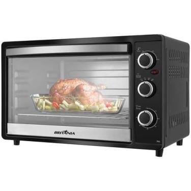 Imagem de Forno Elétrico Britânia 36L Dupla Resistência 1500W BFE41P 220V, Preto