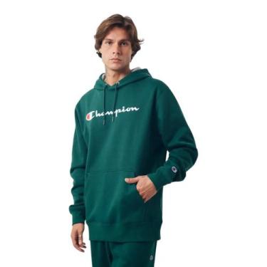 Imagem de Moletom Champion Hoodie Athletic Night Green, GG, Verde