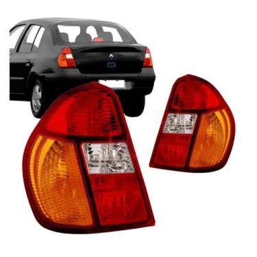 Imagem de Lanterna Traseira Clio Sedan 1999 A 2004 Tricolor - Cn, Lado Esquerdo 
