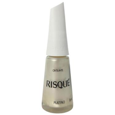 Imagem de Esmalte Cintilante Platino Risque 8ml - Risqué