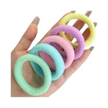 Imagem de Elásticos Grossos Para Cabelo Femininos, 20 Peças, Bandas De Rabo De C