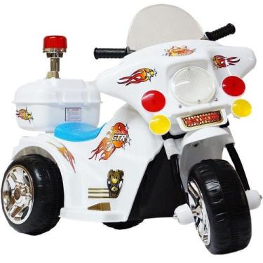 Imagem de Mini moto elétrica infantil 6v bw006 - Importway, Branco